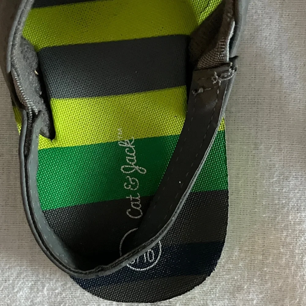 Toddler Sandals w/ Back Strap – Cat & Jack, Gray, Size 9/10